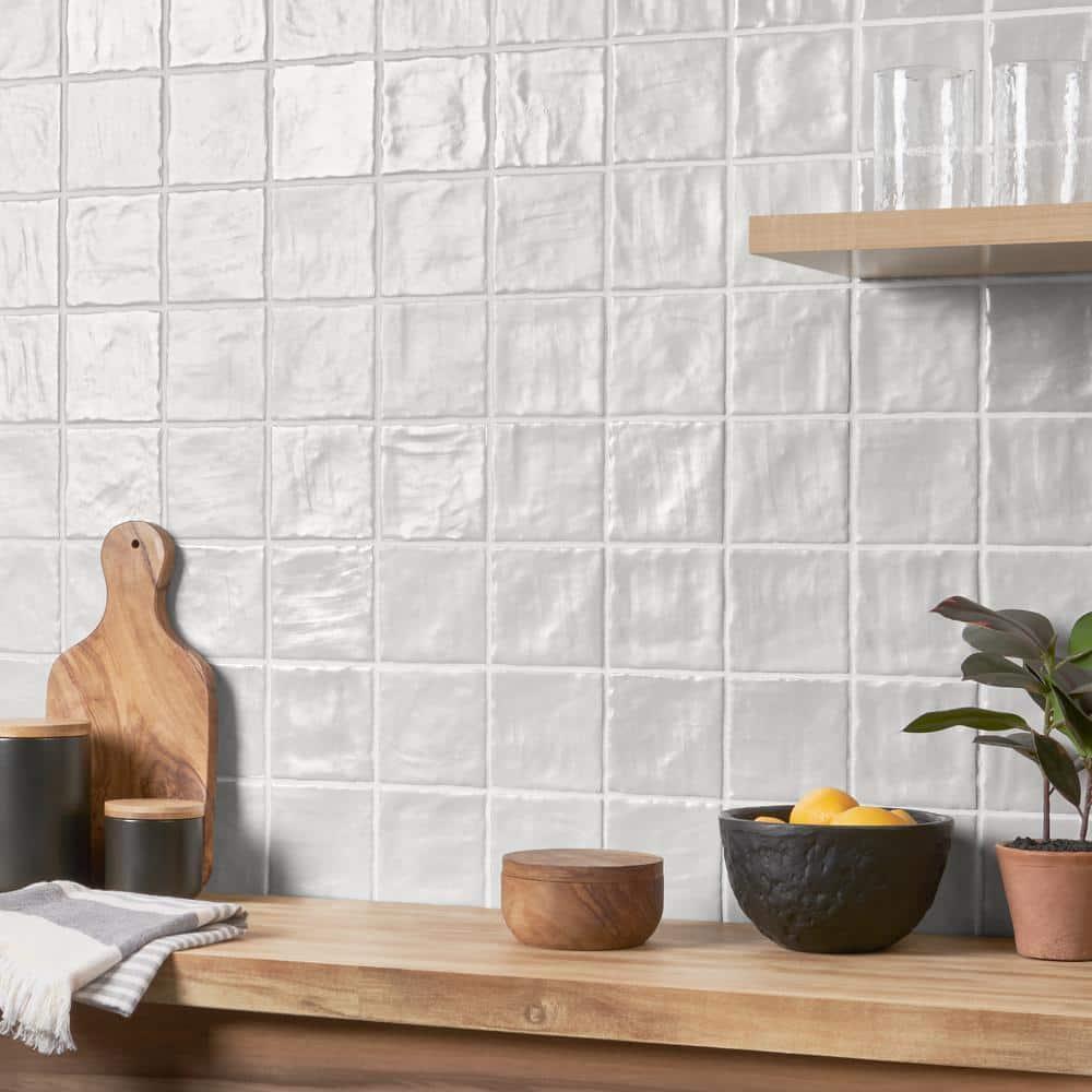 Southampton 4" x 4" Satin Finish Handmade Look Wall Tile (5.38 Sq. Ft. / Case)