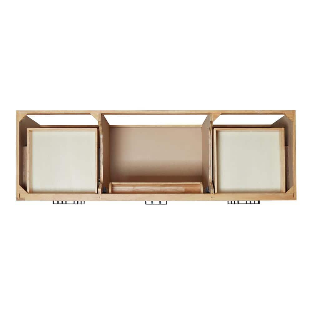 Hepburn 66 in. W x 21.5 in. D x 34.5 in. H Bath Vanity Cabinet without Top in Oak