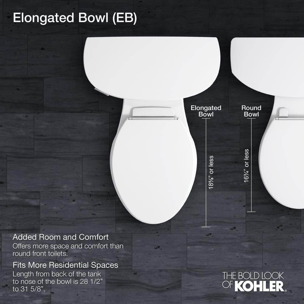 Wellworth 1.6 GPF Elongated Two-Piece Toilet Seat Not Included