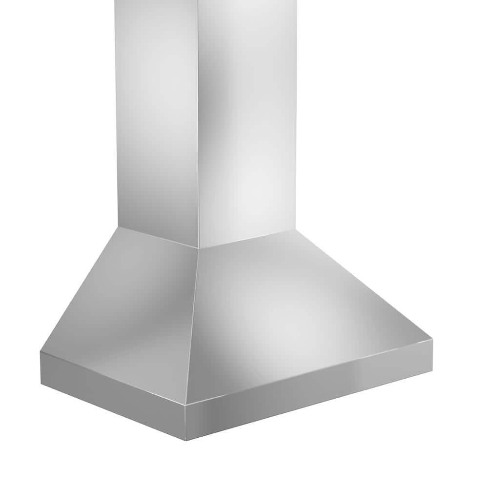 ZLINE ZLINE 36 in. Designer Series Satin Stainless Steel Convertible Vent Wall Mount Range Hood 8KBS-36