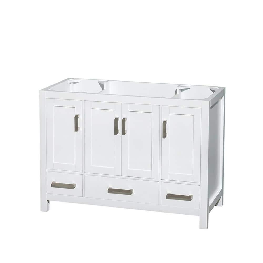 Wyndham Collection Sheffield 47" Freestanding Single Vanity Base Only