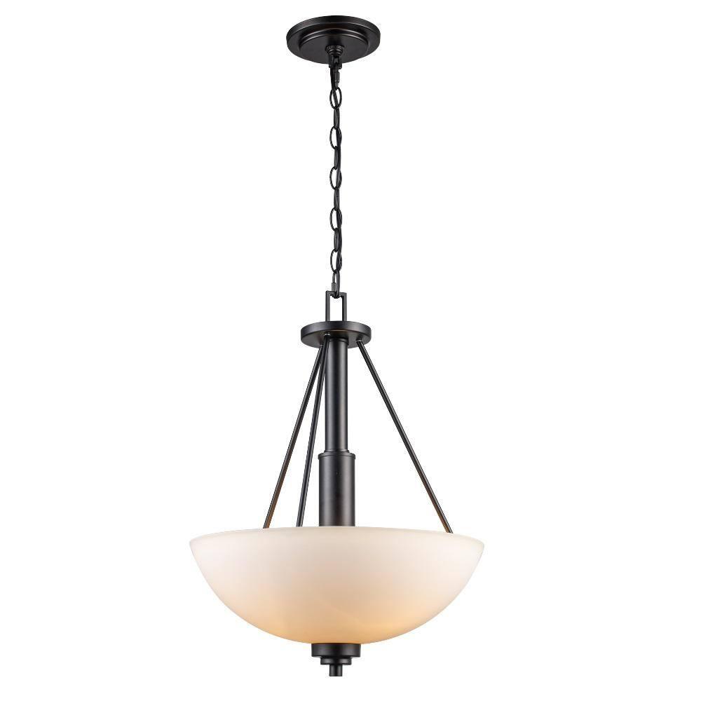 Trans Globe Lighting 70528 Mod Pod 3 Light 16" Wide Pendant - Black