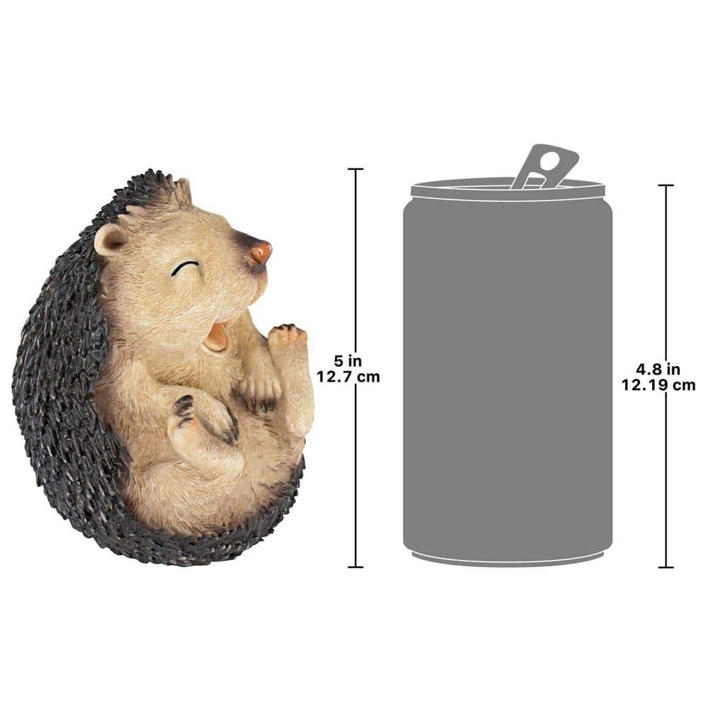 Design Toscano Small Roly-Poly Laughing Hedgehog Statue