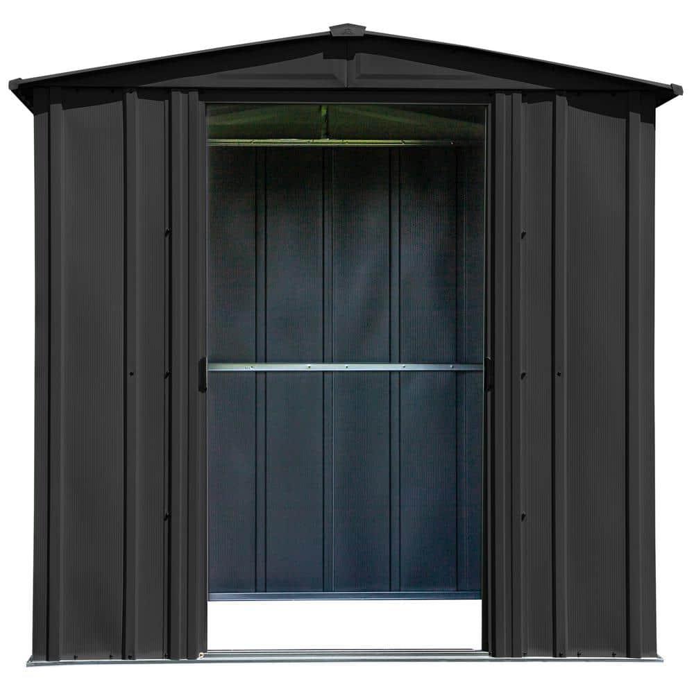 Arrow 6 ft. W x 5 ft. D Galvanized Steel Storage Shed