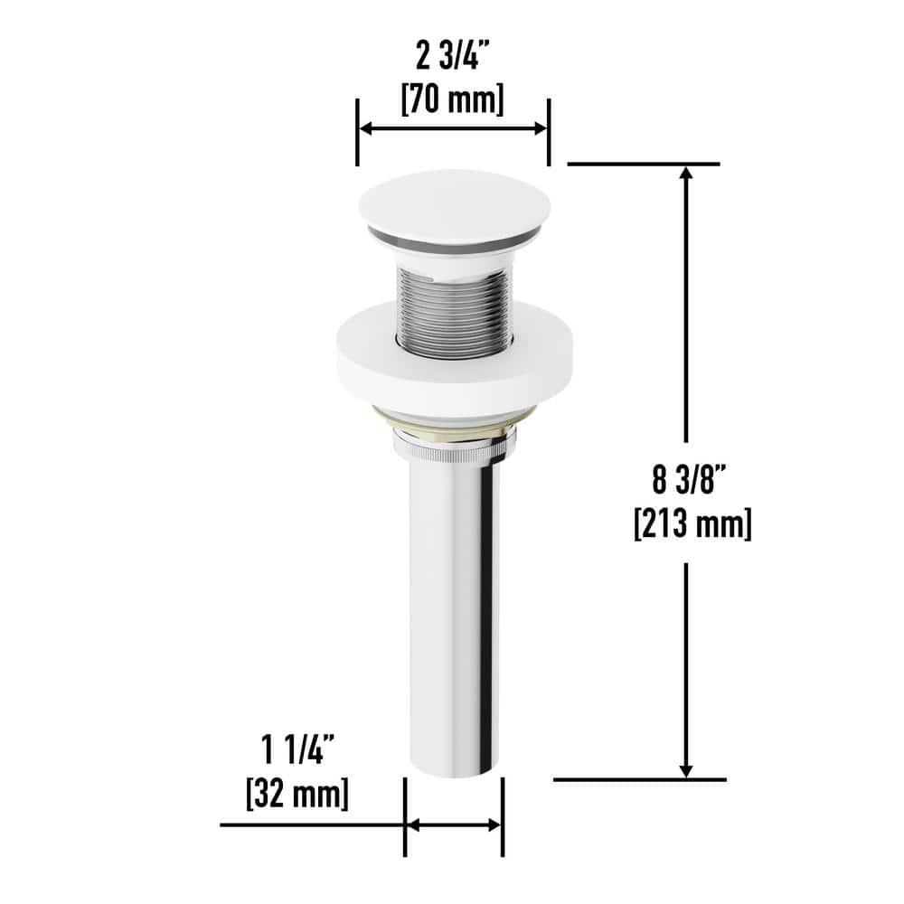 Pop-Up Bathroom Sink Drain