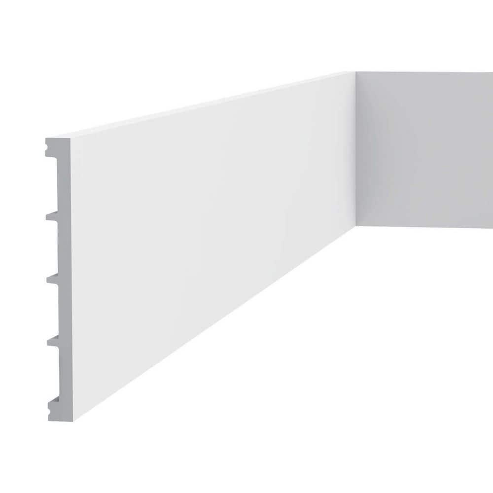 Architectural Products by Outwater L.L.C. 5.875'' H x 78.75'' W x 0.5'' D Plastic Chair Rail (Set of 2)