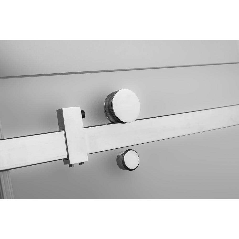 Moselle 77.5" Single Sliding Frameless Shower Door