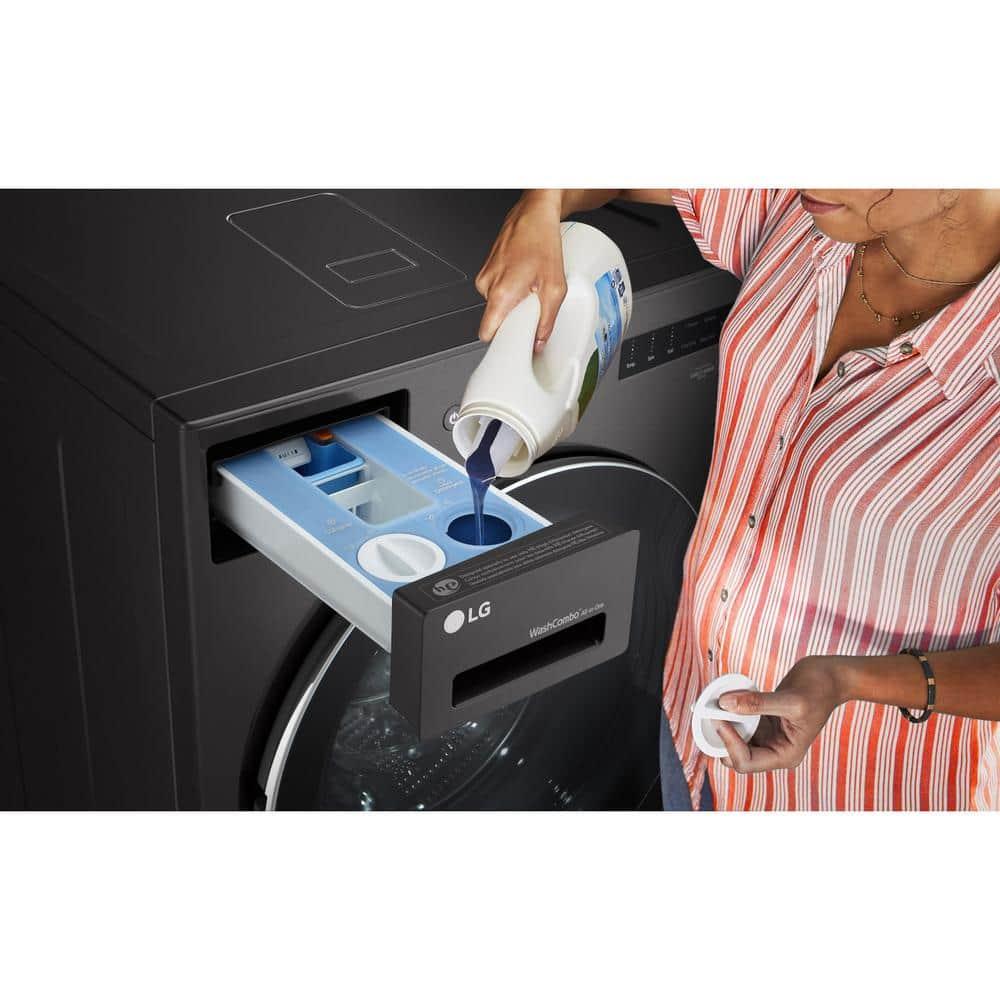 LG LG Ventless Washer/Dryer Combo WashCombo, All-in-One Mega Capacity with Inverter HeatPump, Technology and Direct Drive Motor, 5.0 cu. ft. WM6998HBA