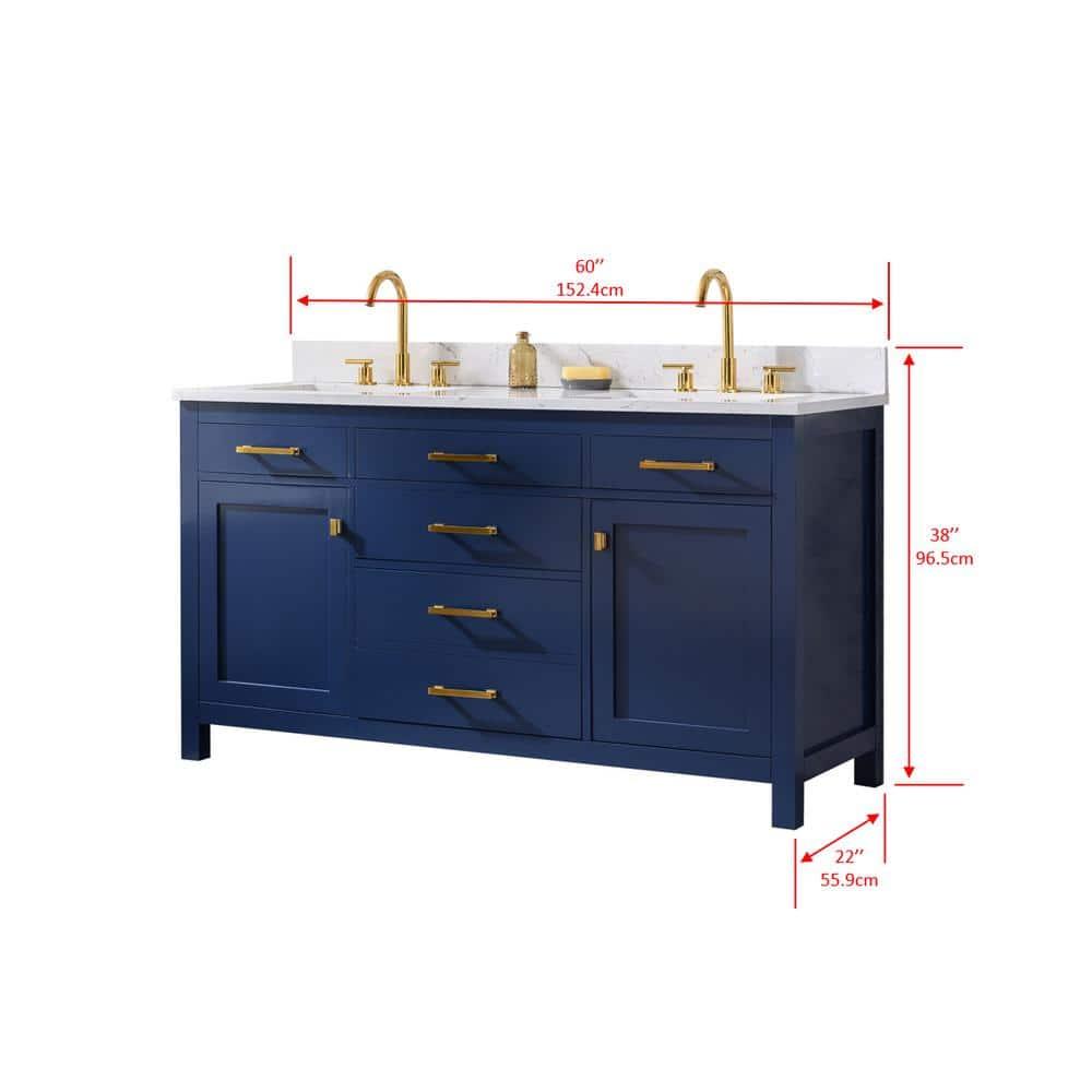 Jasper 60'' W Double Vanity