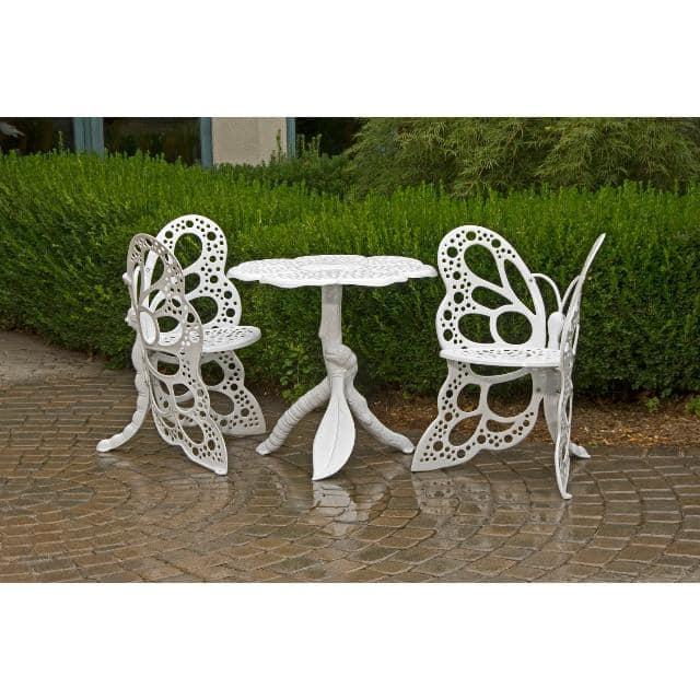 Gracie Oaks Whaley 2 - Person Metal Patio Dining Set