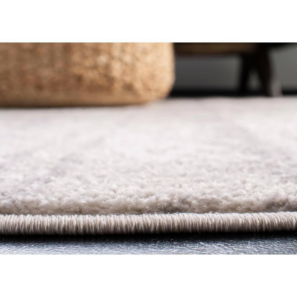 Adirondack ADR119 Machine Made Indoor Area Rug - Ivory/Silver - 6'x6' - Safavieh