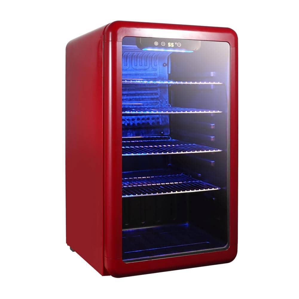 Magic Chef Magic Chef 17.5'' W 20 Cans (12 oz.) 3.4 Cubic Feet Beverage Cooler with Wine Storage and Glass Door
