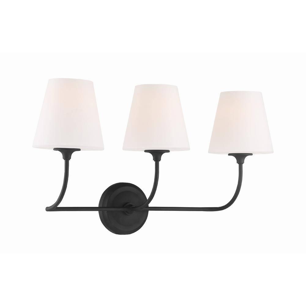 Crystorama Lighting - Bathroom Vanity - Sylvan 3 Light Bath Vanity in Classic
