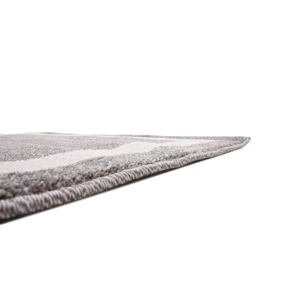 Unique Loom Del Mar Collection Area Rug - Maria (3' 1" x 5' 3" Rectangle Gray/Ivory)