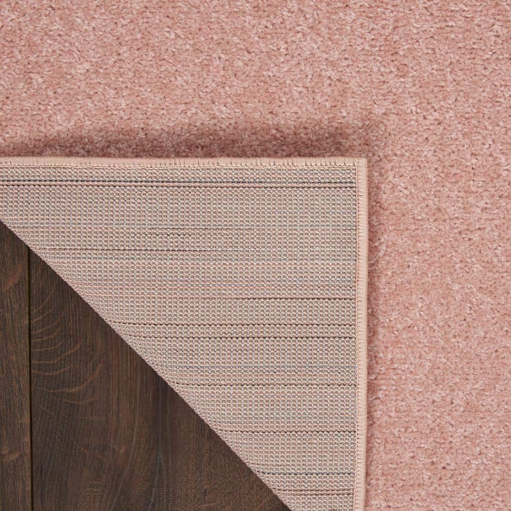 Nourison Essentials Easy Care Indoor Outdoor Area Rug - Pink 5' x 7'