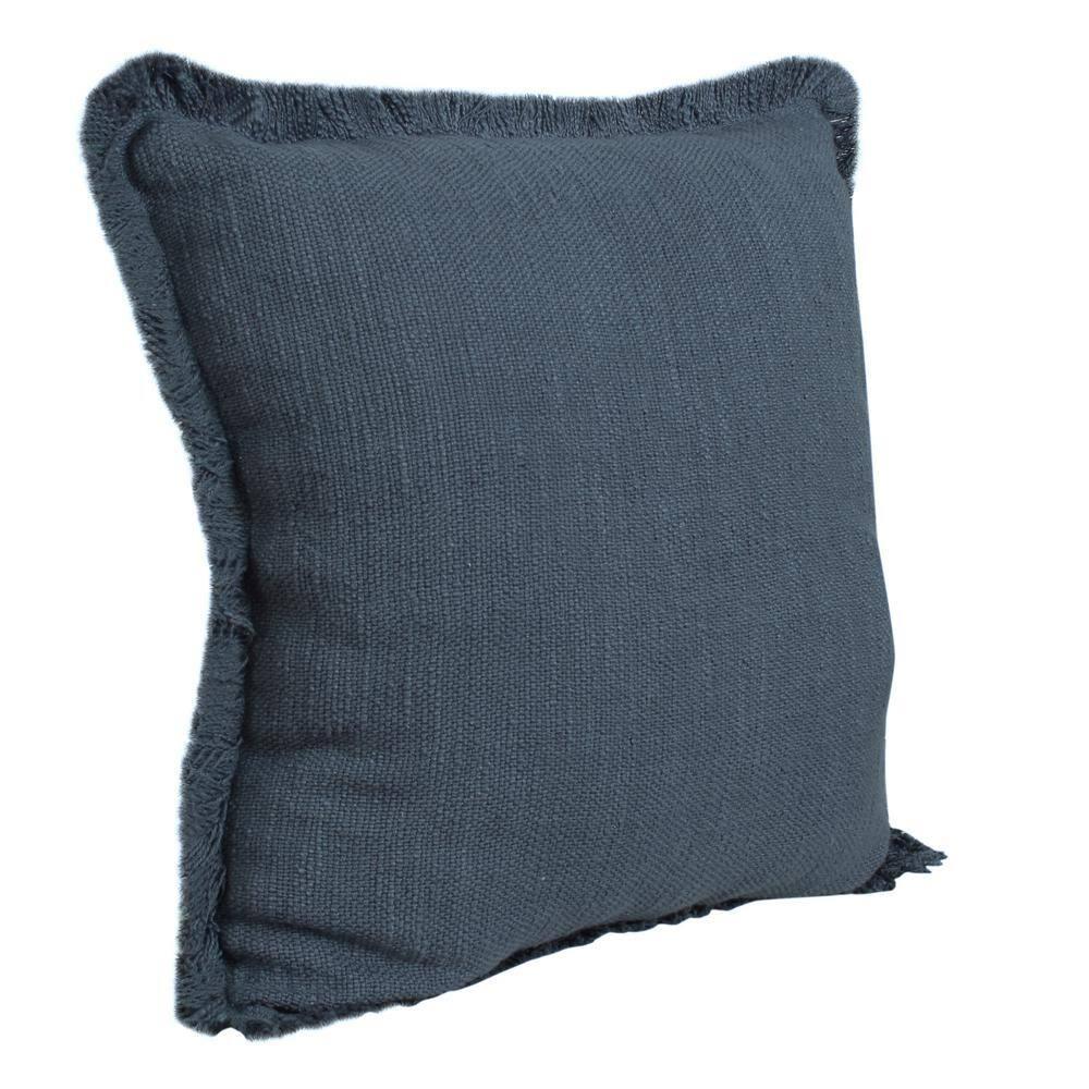 Rajani Home Jessei Fringed Cotton Throw Pillow