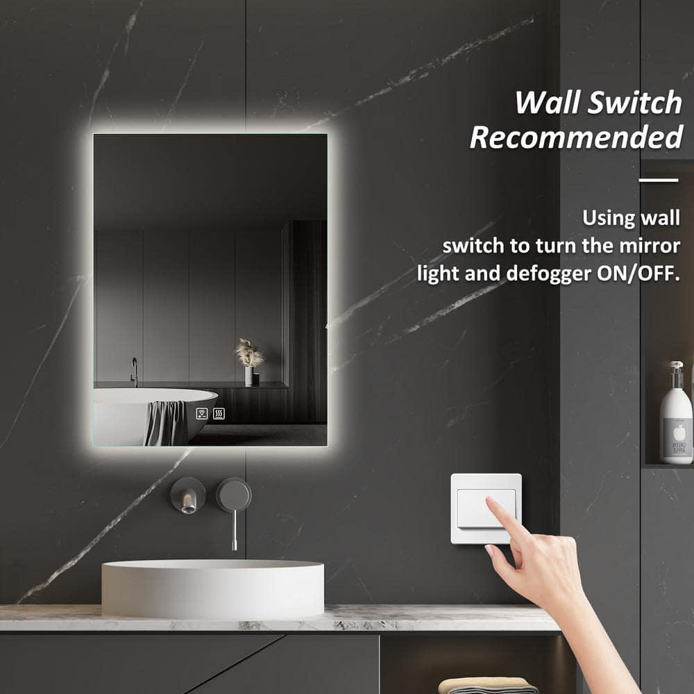 HOMLUX Rectangular Bathroom Mirror- 24" x 30"
