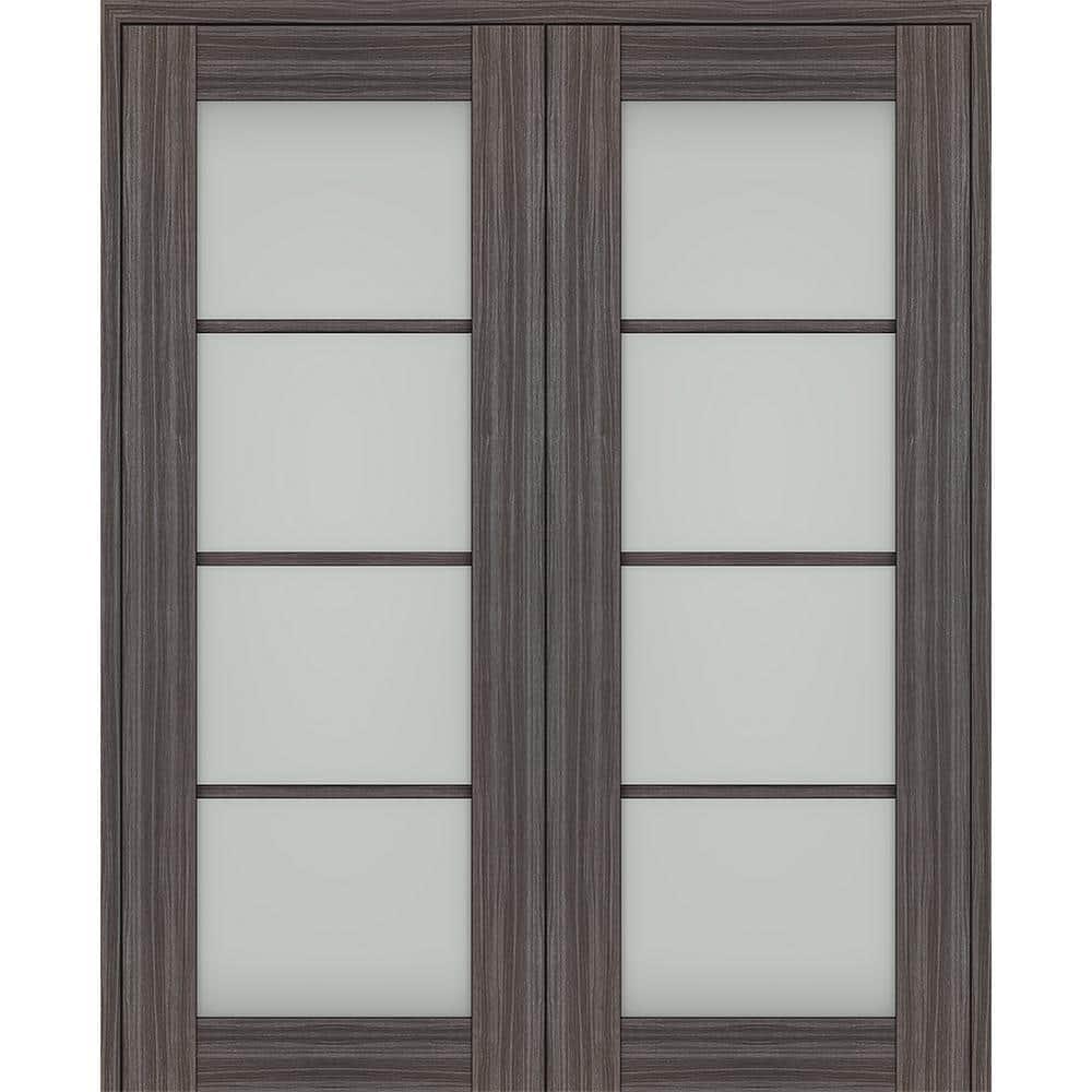 Belldinni Palladio 4 Lite Solid Manufactured Wood and Glass Paneled Prefinished French Door