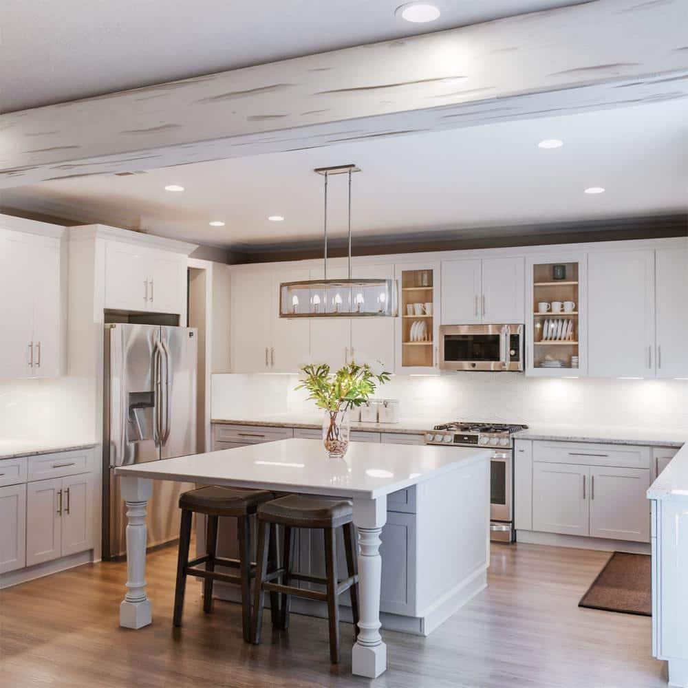 Ekena Millwork Pecky Cypress Endurathane Faux Wood 3-Sided Ceiling Beam (U-beam) | Wayfair