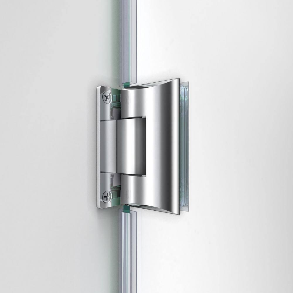 Unidoor Plus 30.375" W x 30" D x 72" H Frameless Pivot Rectangle Shower Enclosure