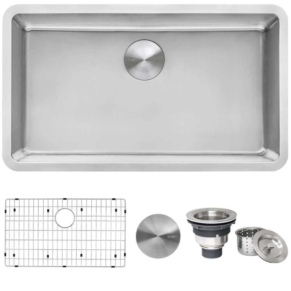Ruvati 32-inch Undermount Kitchen Sink 16 Gauge Stainless Steel