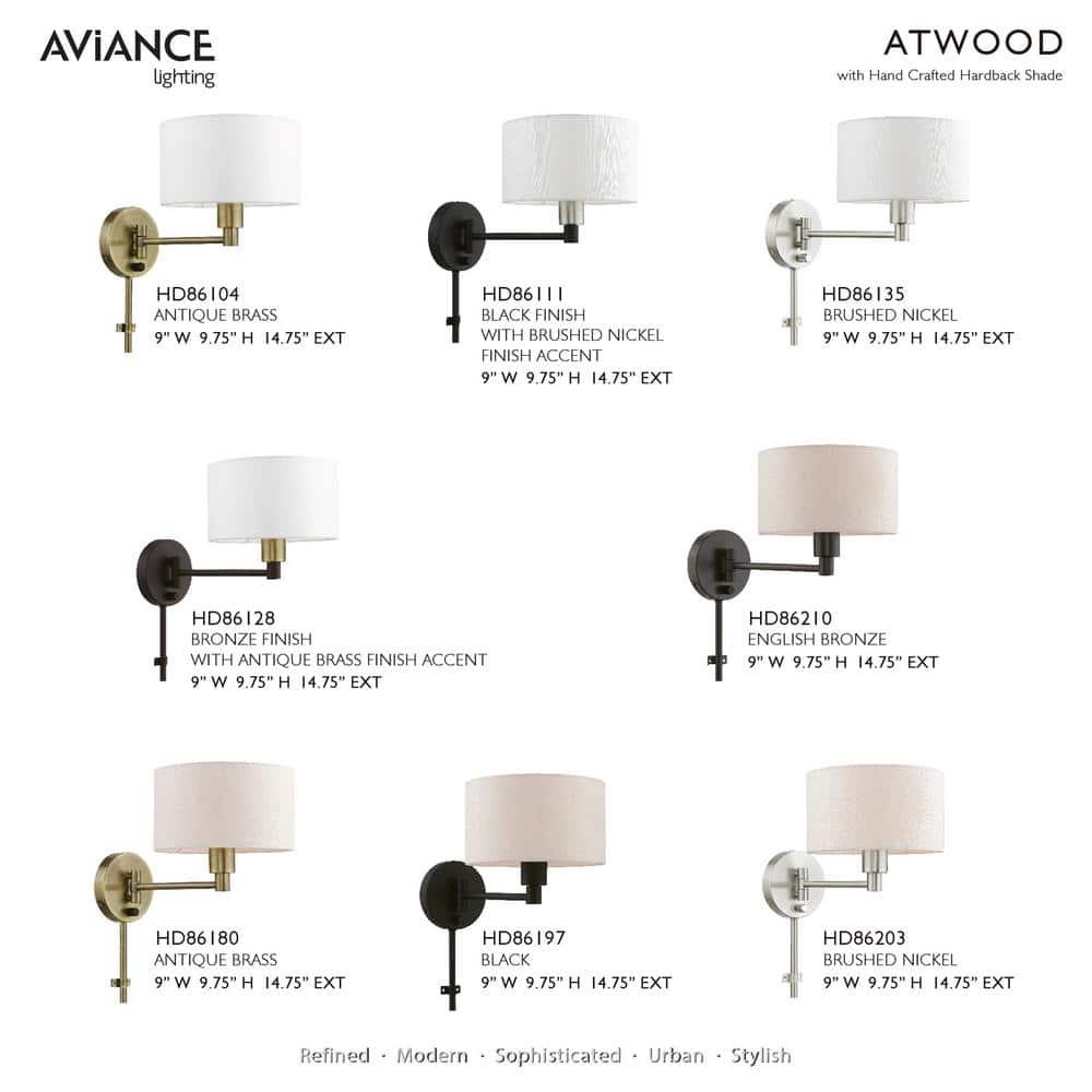 Livex Lighting 1 - Light Wall Light in  Bronze/Antique Brass