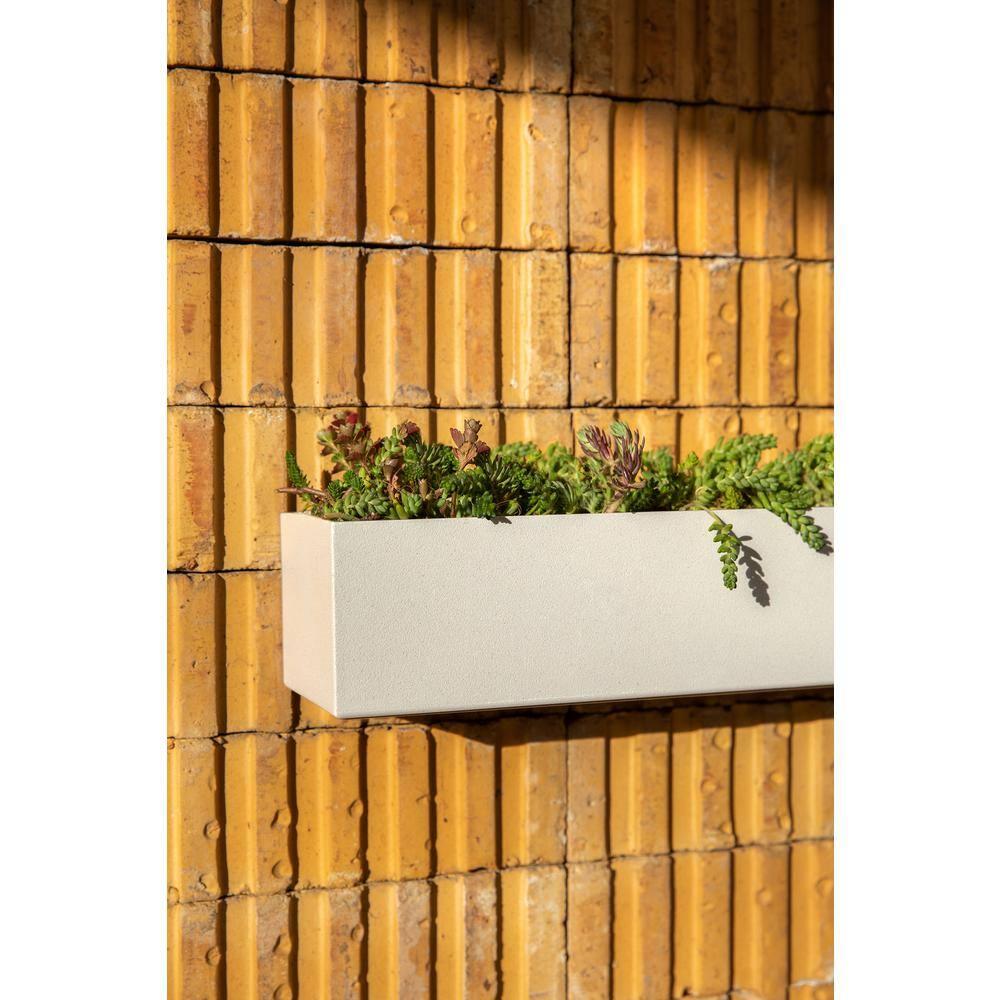 Veradek Geo Series Plastic Trough Hanging Planter