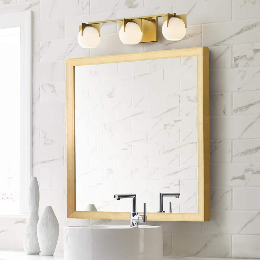 Kristoff 3 Light Frosted Dimmable Vanity Light
