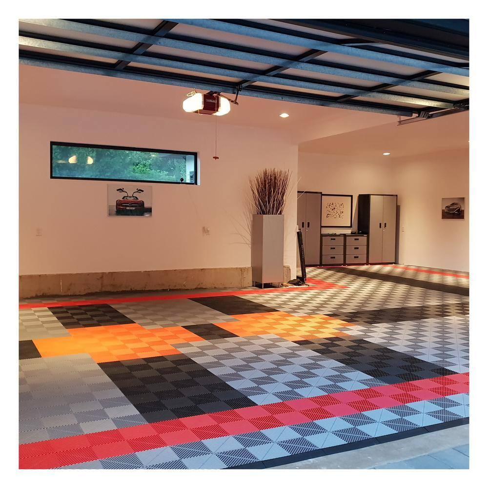 Swisstrax Ribtrax Swisstrax 12'' W x 12'' L Garage Flooring Tiles