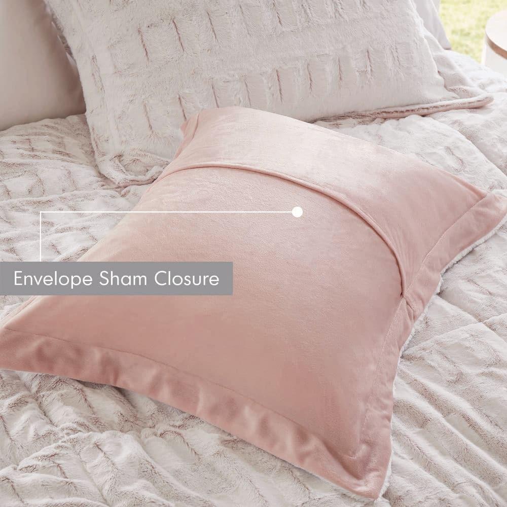 Madison Park Gia Back Print Long Fur Comforter Mini Set