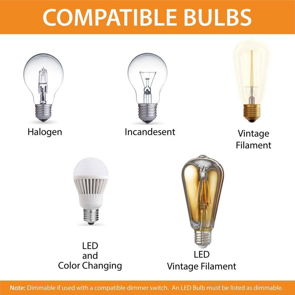 Vaxcel Orbit 2 Light Brass and Oil Rubbed Bronze Industrial MCM Wall Sconce Clear Glass Globe