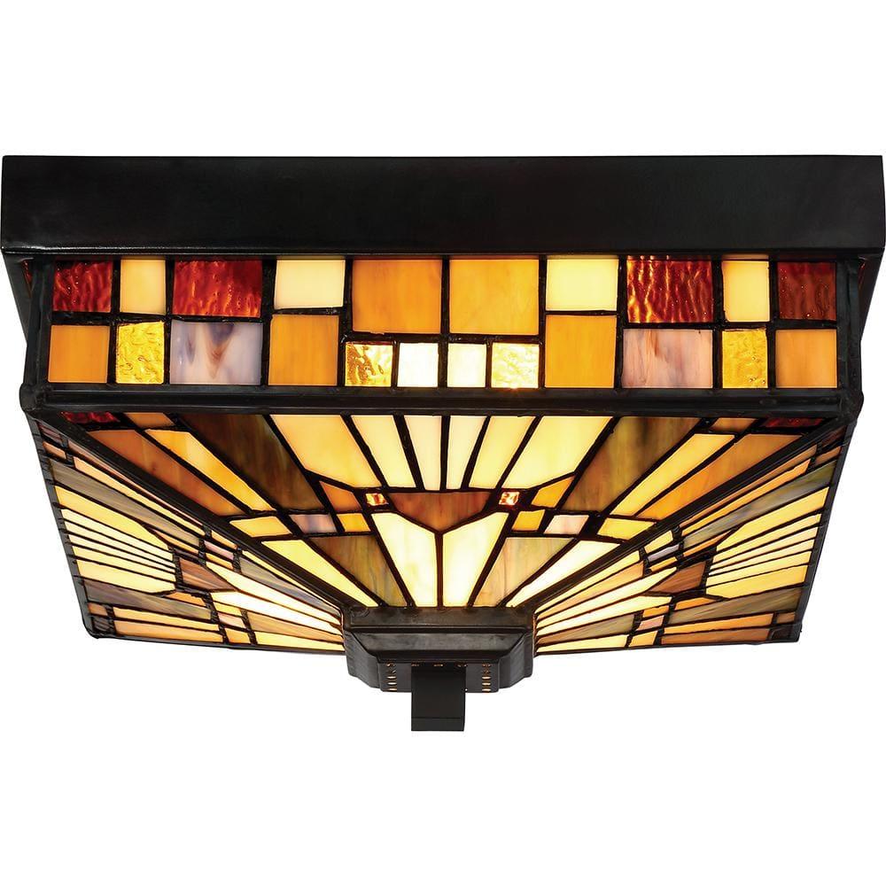 Quoizel Lighting Inglenook 2 - Light Flush Mount in  Valiant Bronze