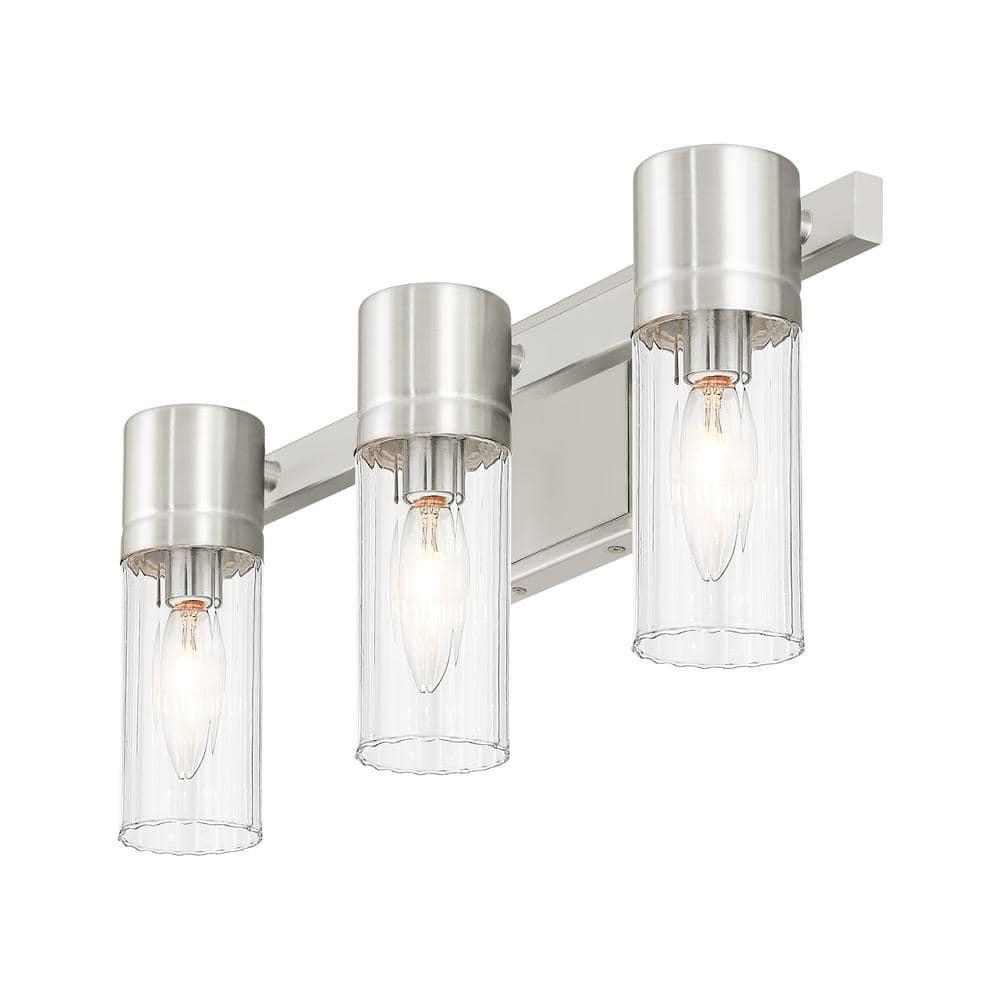 Livex Lighting Midtown 3 - Light Vanity in  Brushed Nickel