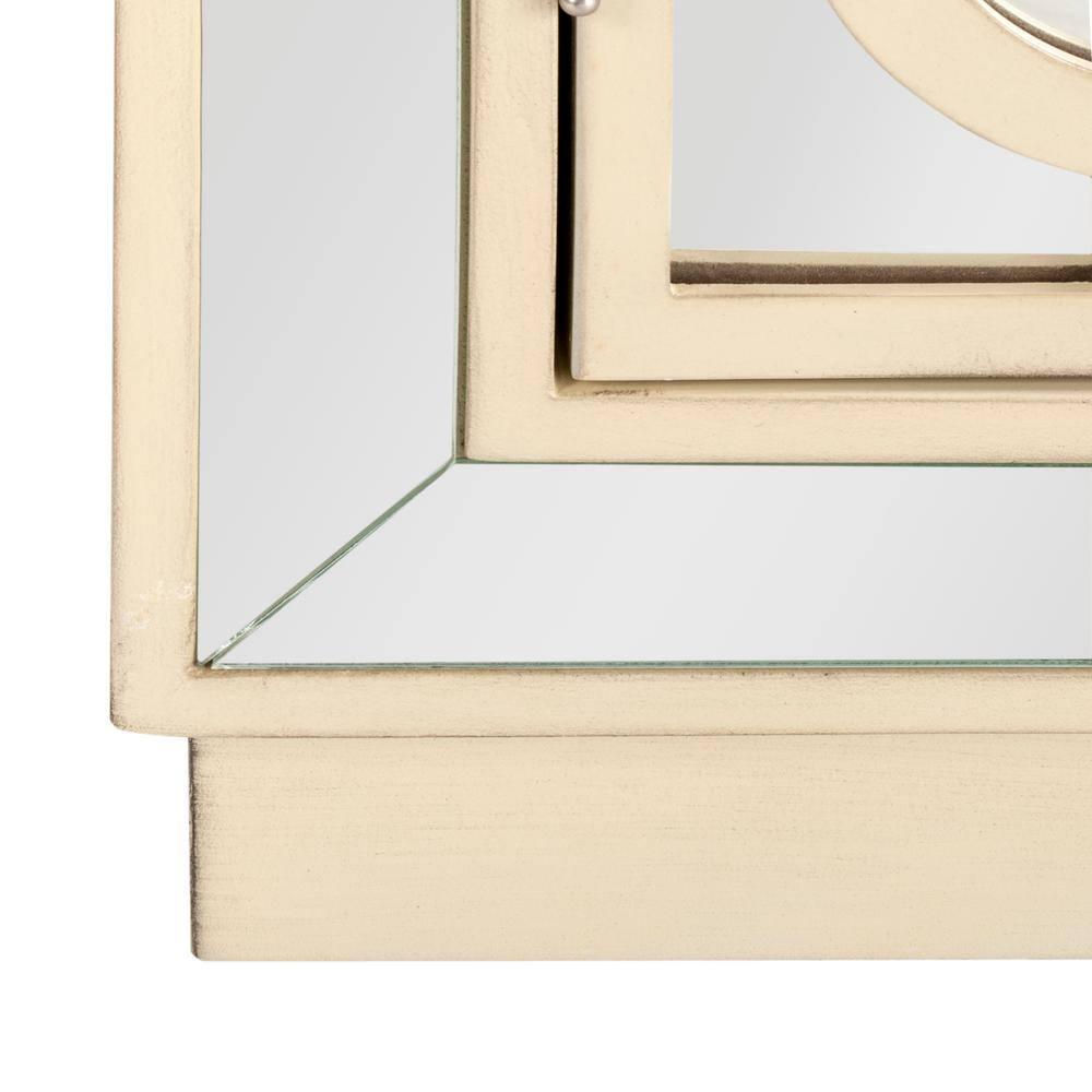 Kaia 2 Door Chest - CHS6404 - Antique Beige/Mirror - Safavieh