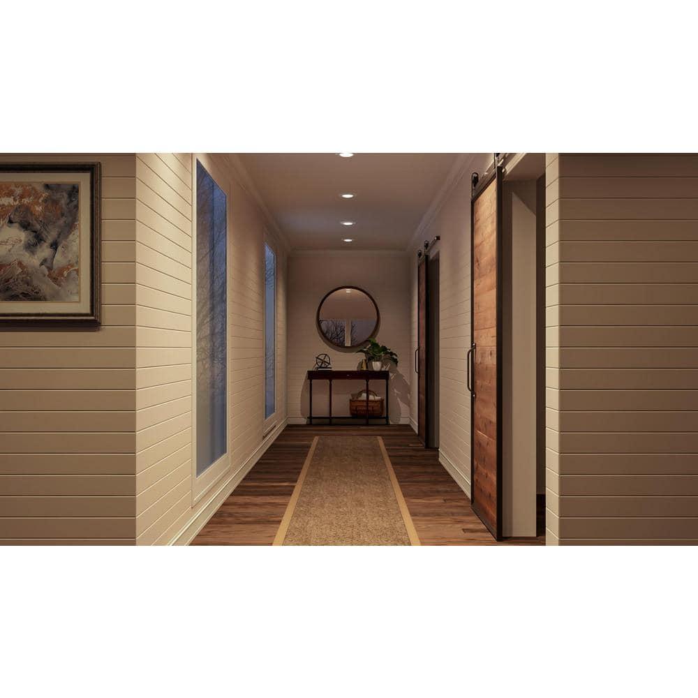 6'' White Open Recessed Trim