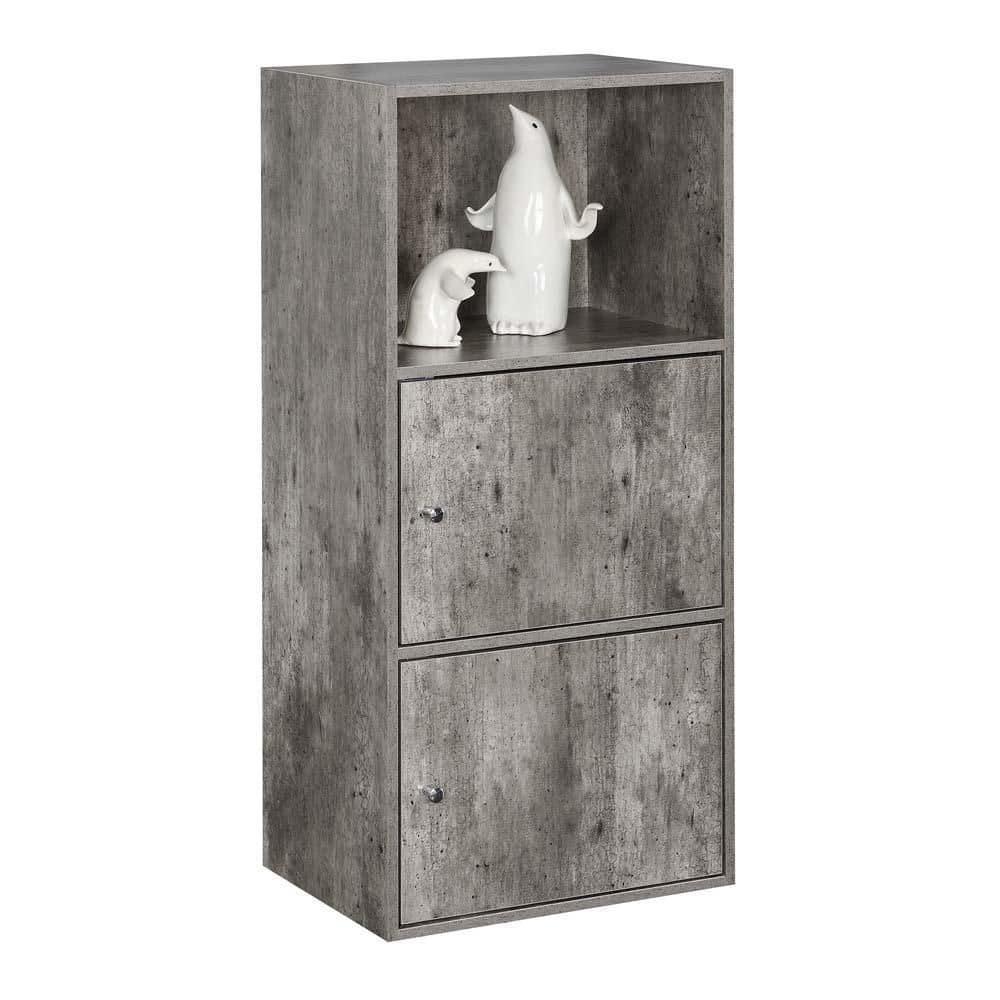 Convenience Concepts Xtra Storage 2 Door Cabinet with Shelf, Faux Birch