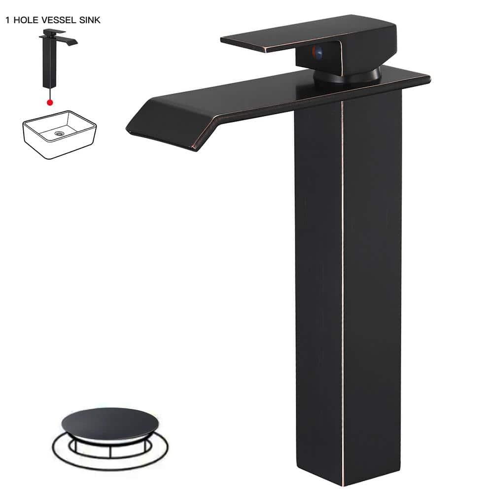 Vessel Sink Faucet Single-handle Bathroom Faucet with Drain Assembly