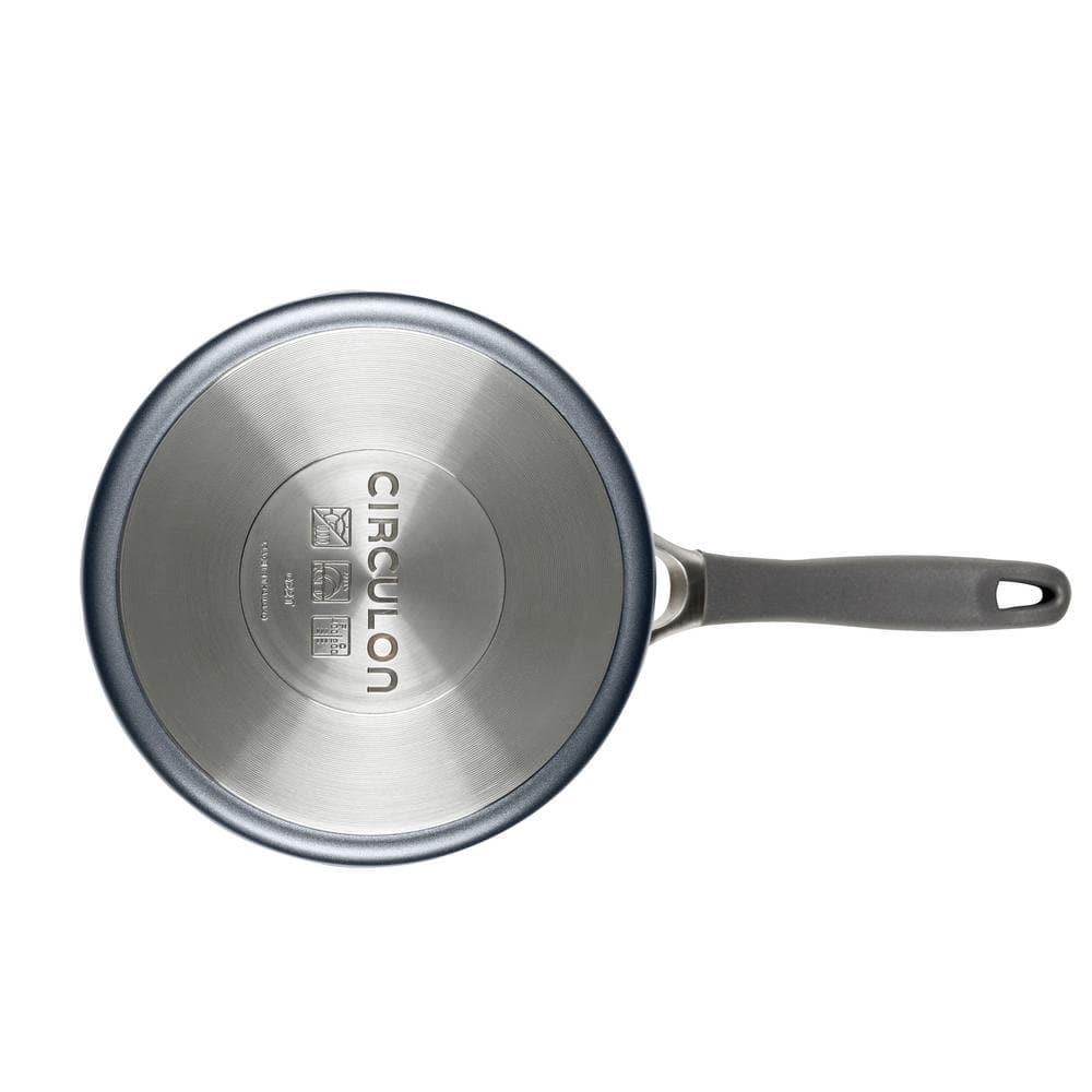 Circulon ScratchDefense with ScratchDefense Nonstick Induction Straining Sauce Pan with Lid