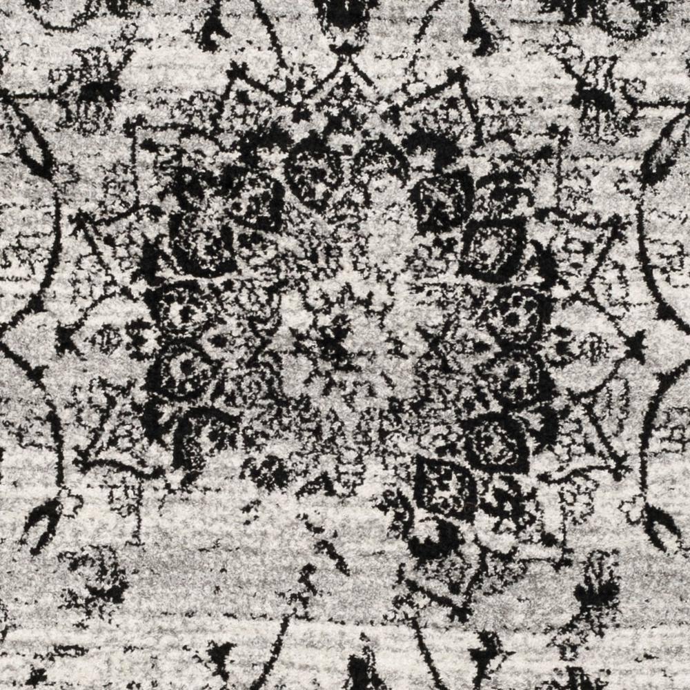 Adirondack ADR101 Power Loomed Area Rug - Silver/Black - 8'x10' - Safavieh.