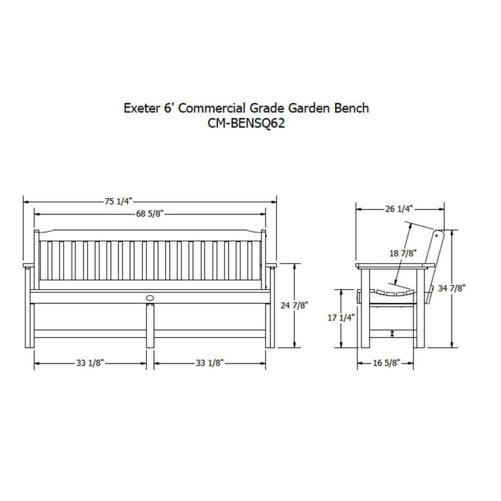 Highland Dunes Lunz Outdoor Bench