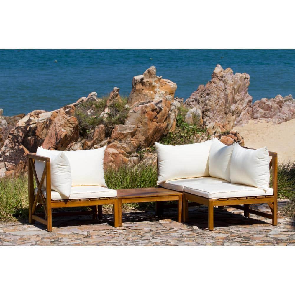 Lynwood Sectional - Indoor/Outdoor - PAT6713 - Natural/Beige - Safavieh