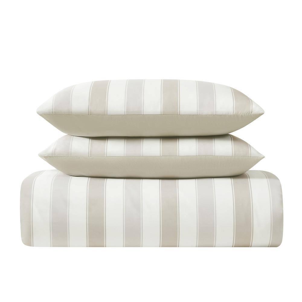 Truly Soft Aiden Polyester Standard Striped Duvet Cover Set
