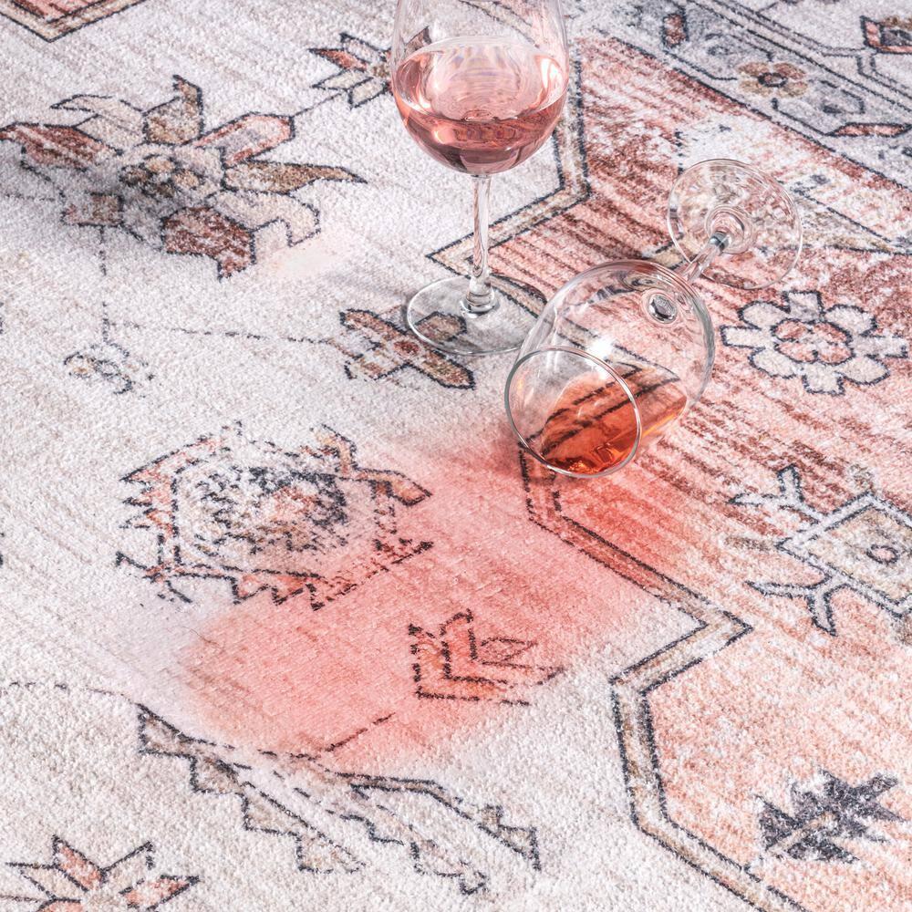 Nuloom Ariana Abstract 5x8 Machine Washable Indoor Area Rug for Living Room Bedroom Dining Room Kitchen, Grey/Beige