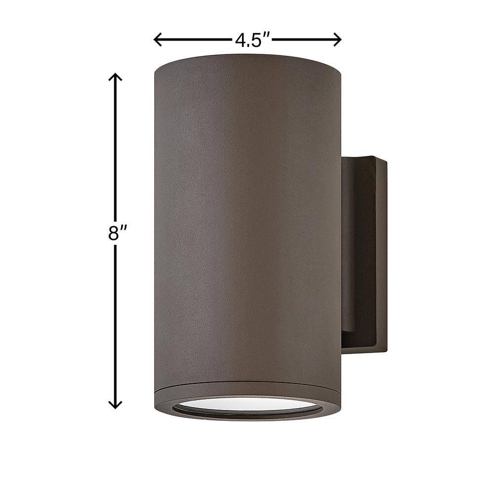 Silo 1 - Bulb 8" H Outdoor Armed Sconce