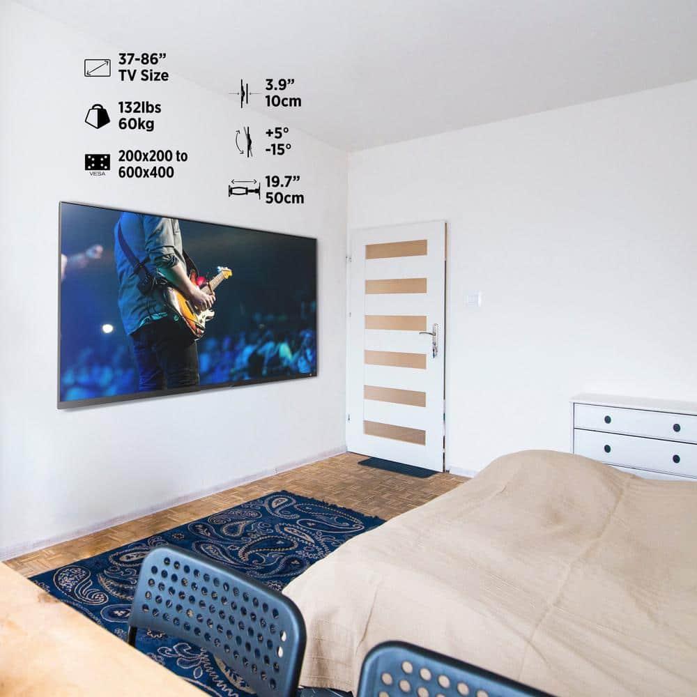 Promounts ProMounts Premium Articulating / Full Motion TV Wall Mount for 37" to 92" TVs, Holds Up to 88lbs