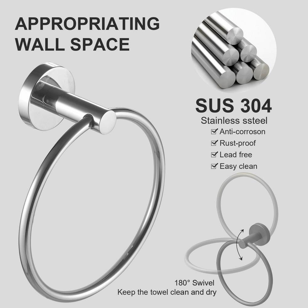 VIBRANTBATH 1020-C 5 - Piece Bathroom Hardware Set