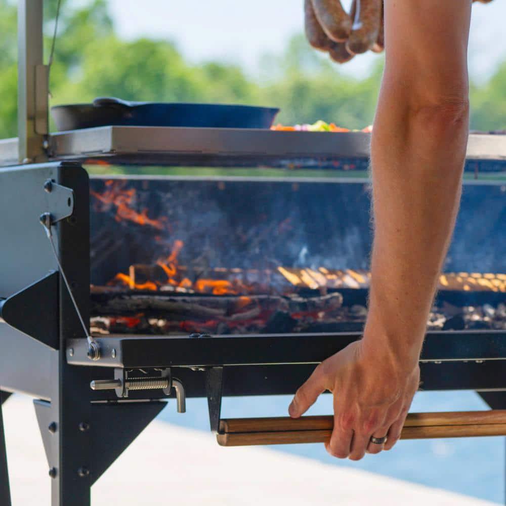 Backyard Discovery Argentine Santa Maria Heritage Wood Fire & Charcoal Grill, Fire Bricks