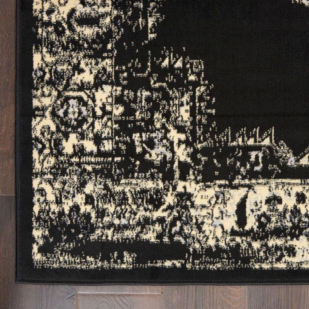 Nourison Grafix GRF14 Indoor Area Rug - Black 7' x 10'