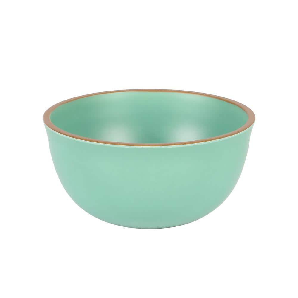 Gibson Home Rockabye 12 Piece Double Bowl Melamine Dinnerware Set