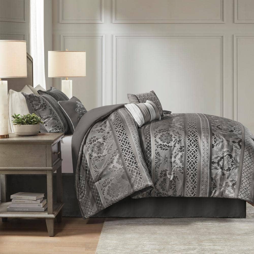 Madison Park Bellagio 7 Piece Jacquard Comforter Set